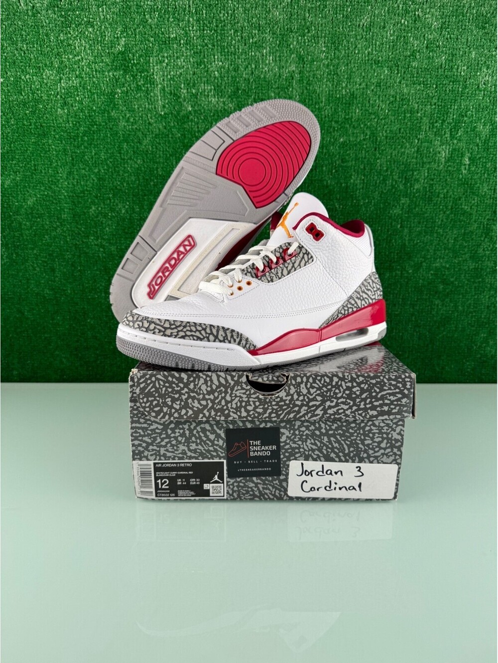 Size 12 - Jordan 3 Retro Mid Cardinal Red CLEAN!